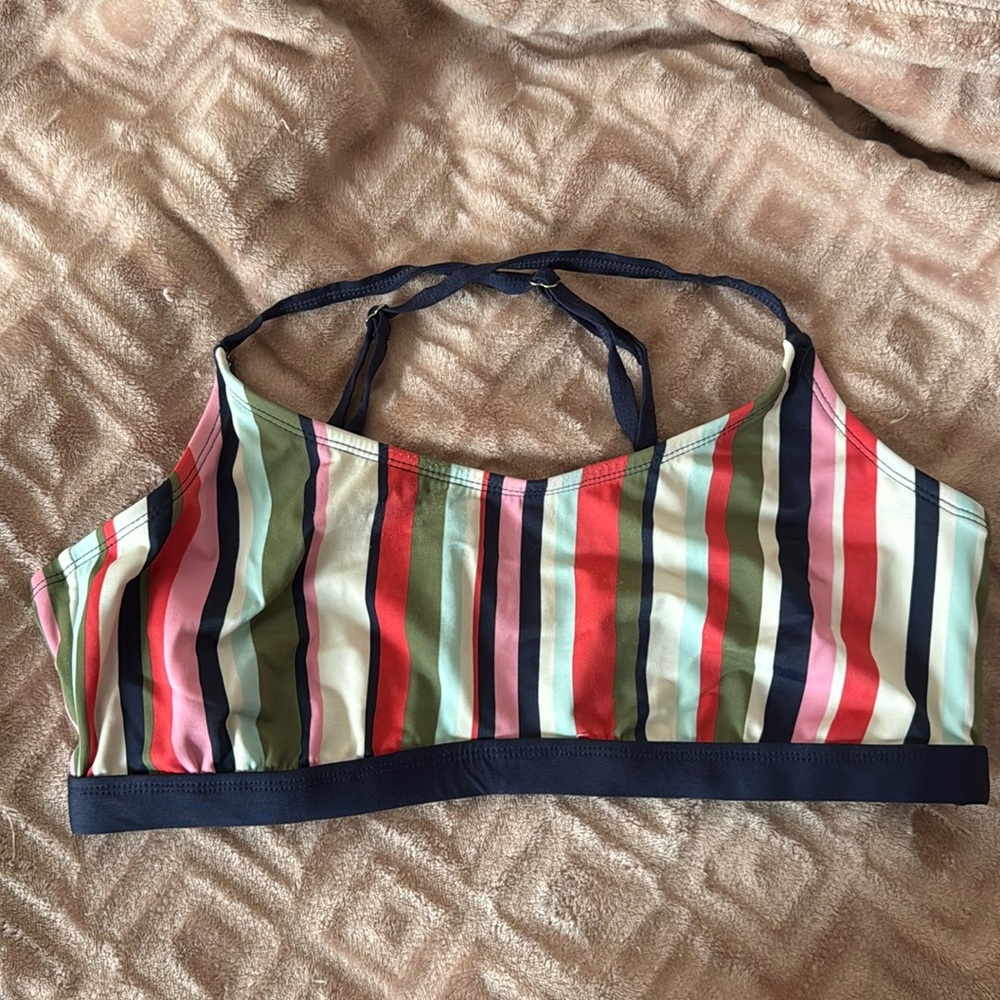Striped Bikini Top